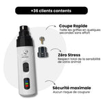 Charger l'image dans la galerie, Coupe-Griffes Électrique avec coupe rapide, zéro stress, et sécurité maximale pour le soin des griffes de votre animal.