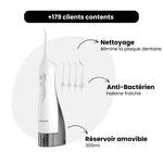 Charger l'image dans la galerie, Irrigateur Buccal Hygiène Parfaite avec réservoir amovible et embouts, pour un nettoyage anti-bactérien et une haleine fraîche.