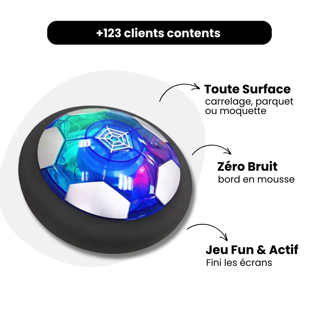 ballon de foot flottant pour intérieur
