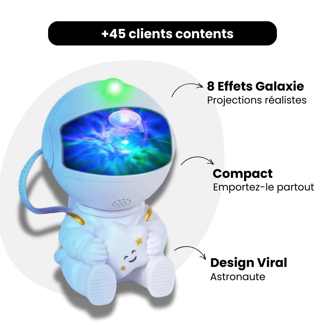 Astronaute Galaxy Projecteur LED