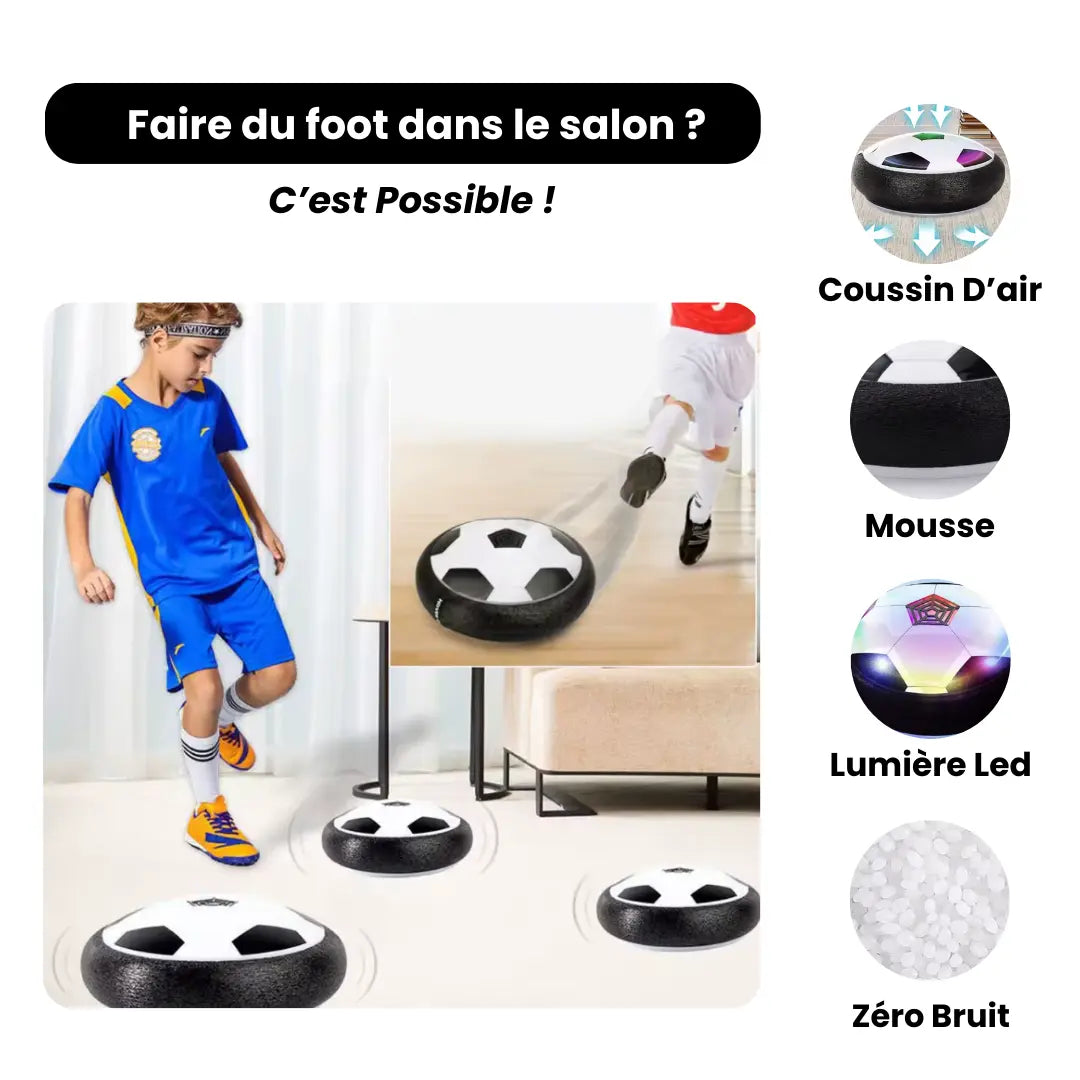 ballon de foot flottant pour intérieur