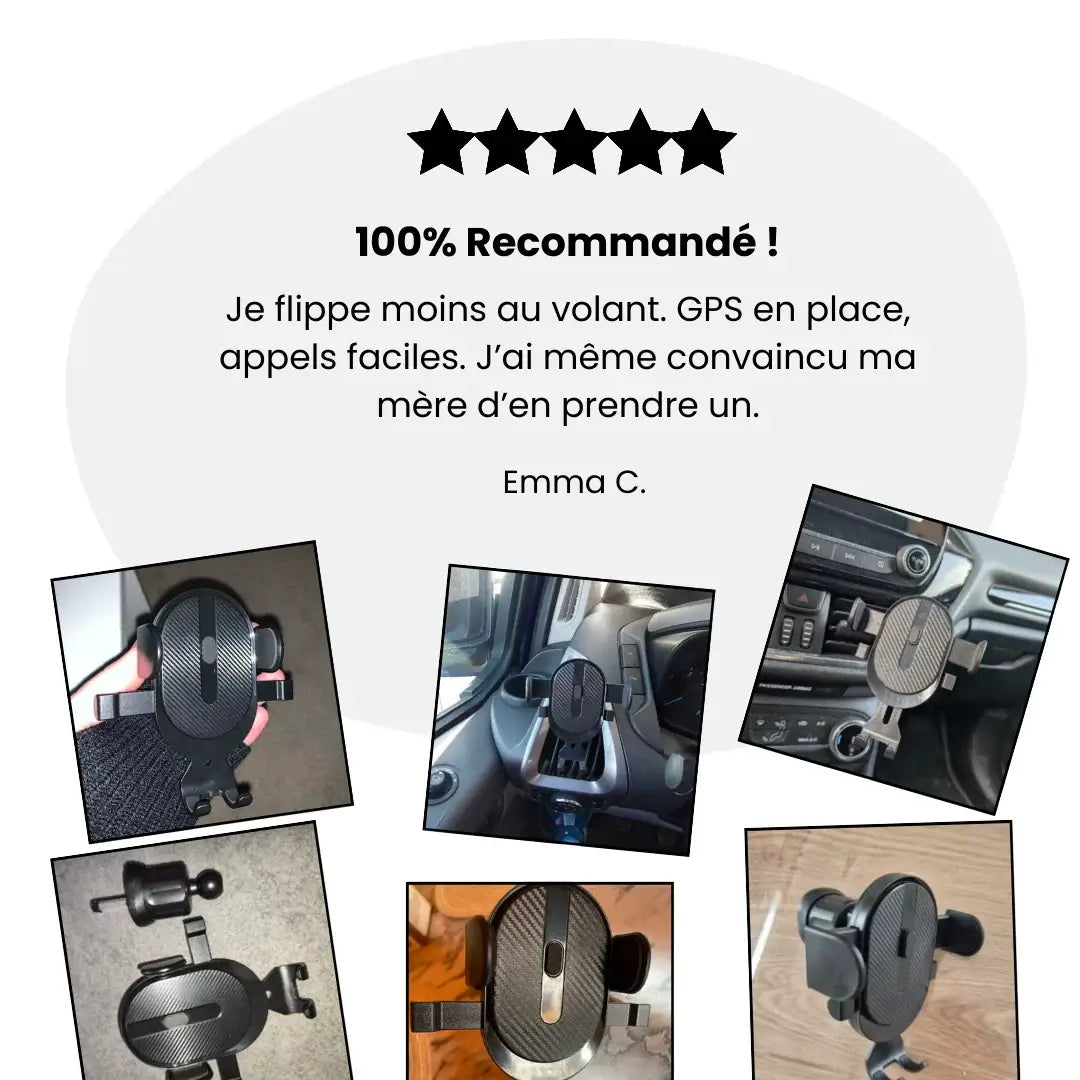 Support Téléphone Voiture - Sécurité et Confiance