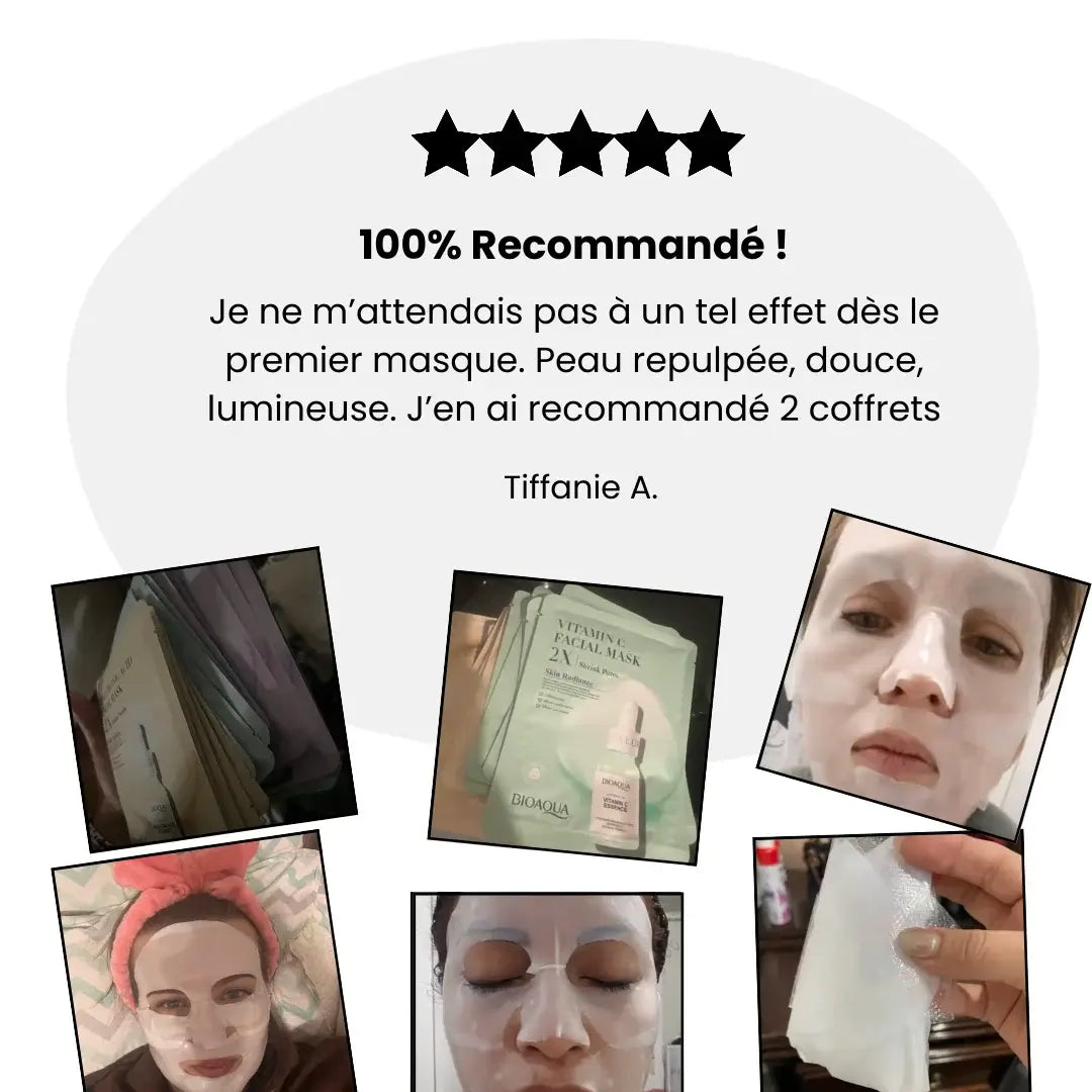 Masques Visage Hydratation Intense 